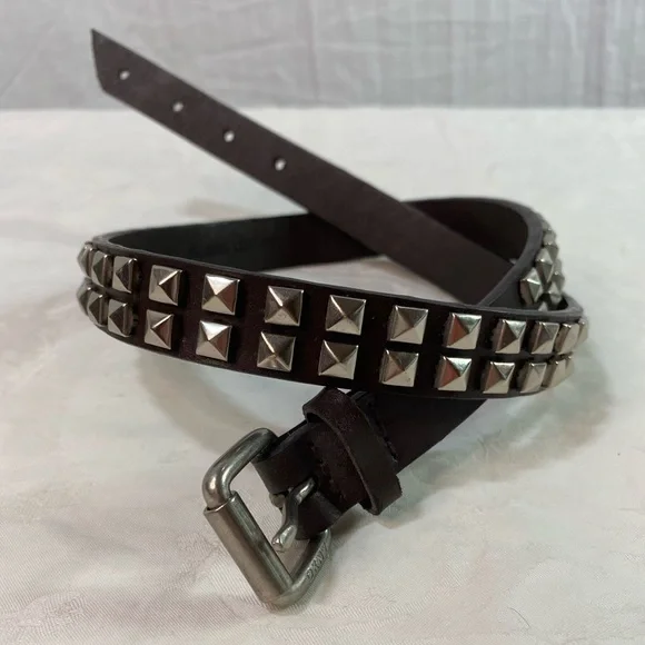 DKNYC | Accessories | Dkny Jeans Chrome Studded Belt Sz S  display picture 3
